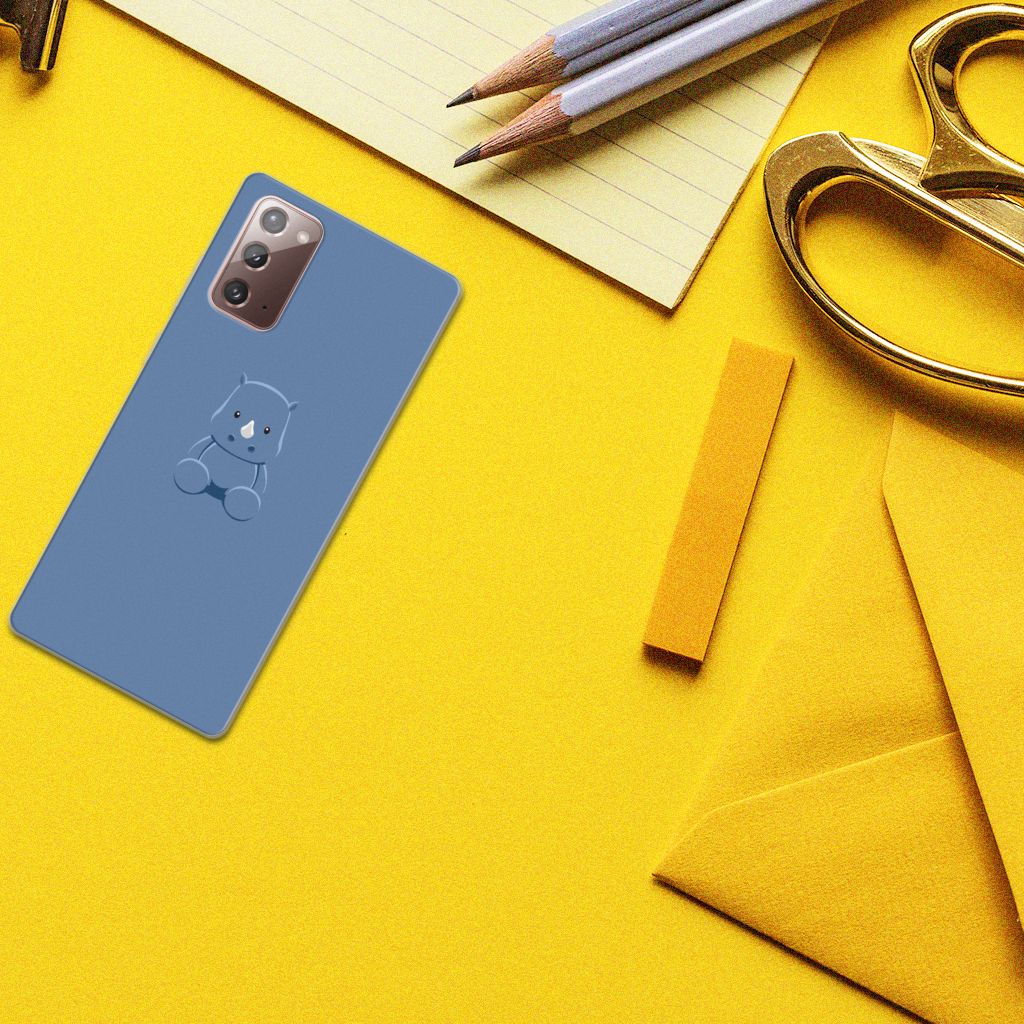 Samsung Note 20 Telefoonhoesje met Naam Baby Rhino B2C Telecom