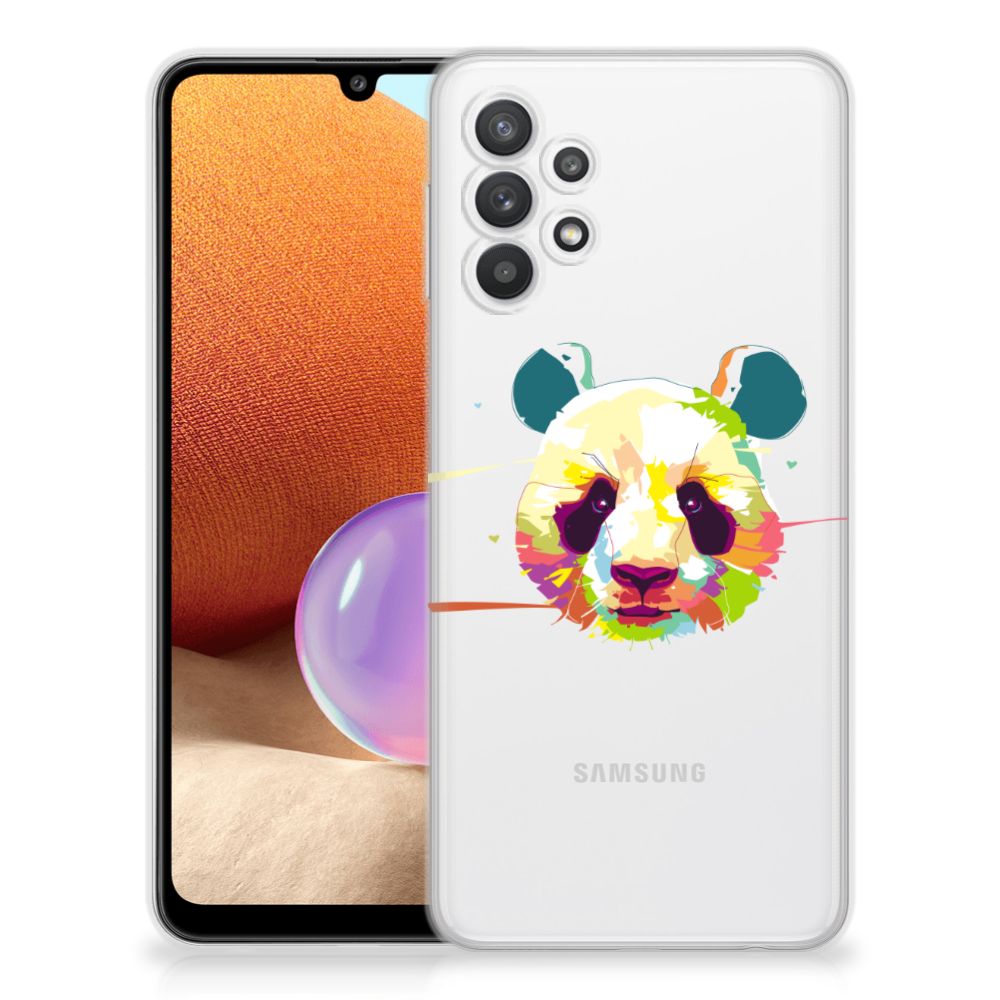 Samsung Galaxy A32 4G | A32 5G Enterprise Editie Telefoonhoesje met Naam Panda Color B2C Telecom