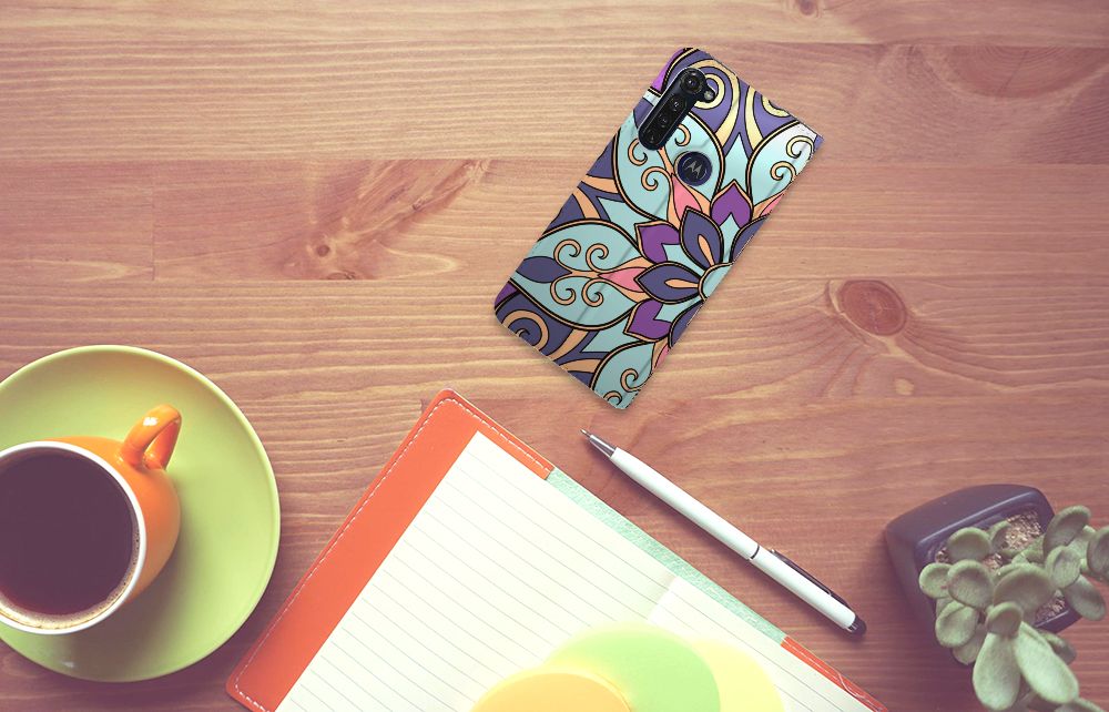 Motorola Moto G Pro Smart Cover Purple Flower - B2C Telecom