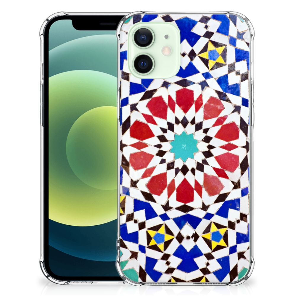 iPhone 12 Mini Anti-Shock Hoesje Mozaïek B2C Telecom