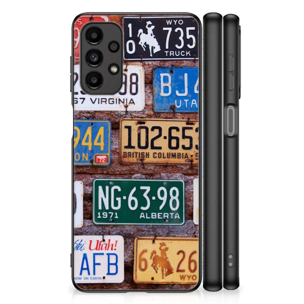 Samsung Galaxy A13 4G Silicone Back Case Kentekenplaten