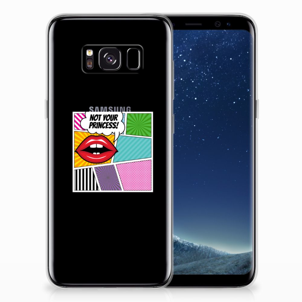 Samsung Galaxy S8 Silicone Back Cover Popart Princess