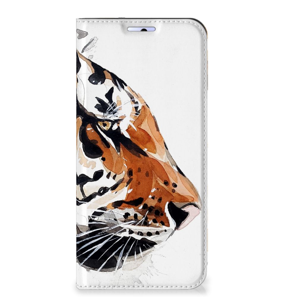 Bookcase Motorola Moto G31 | G41 Watercolor Tiger - B2C Telecom