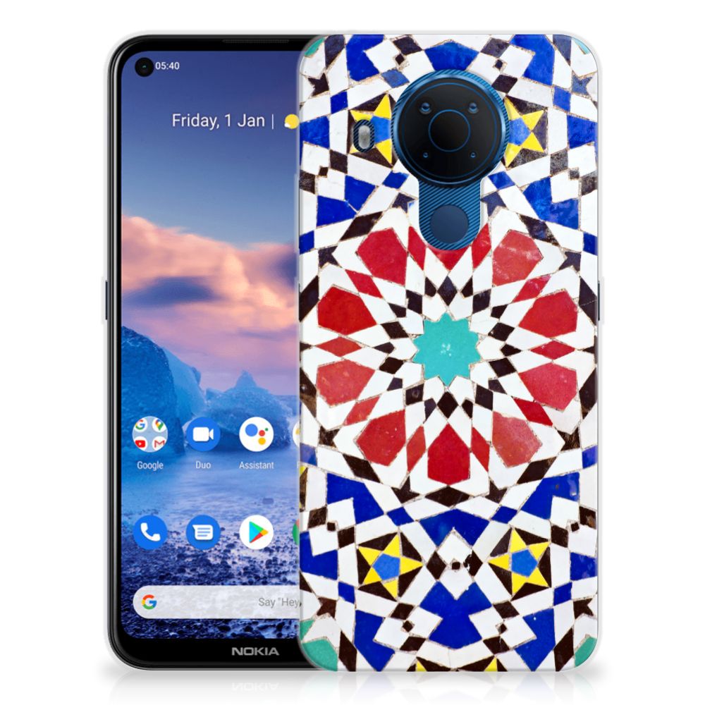 Nokia 5.4 TPU Siliconen Hoesje Mozaïek