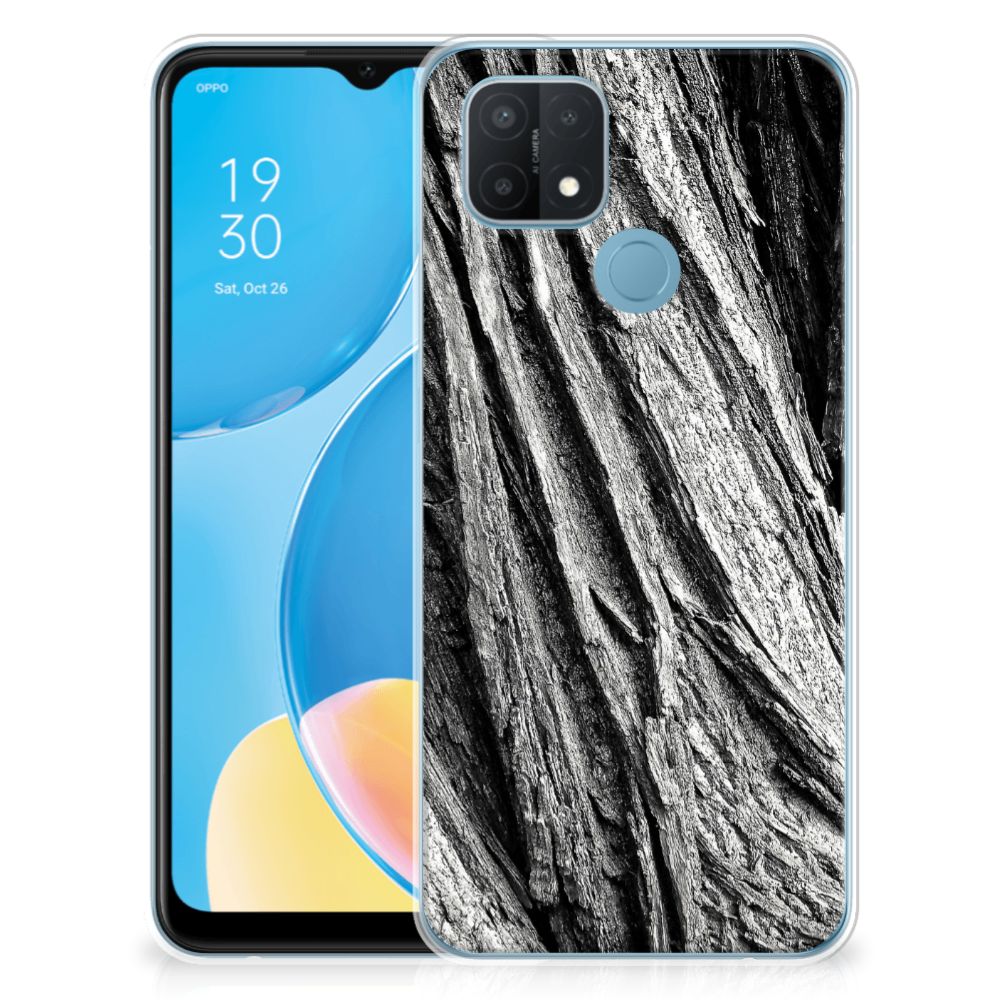 Bumper Hoesje OPPO A15 Boomschors Grijs B2C Telecom
