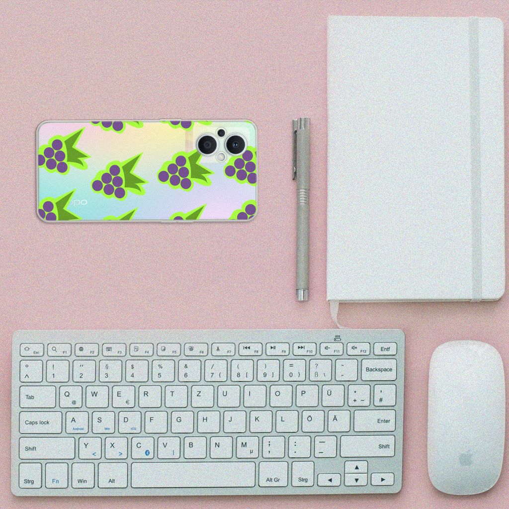OPPO Reno8 Lite Siliconen Case Druiven B2C Telecom