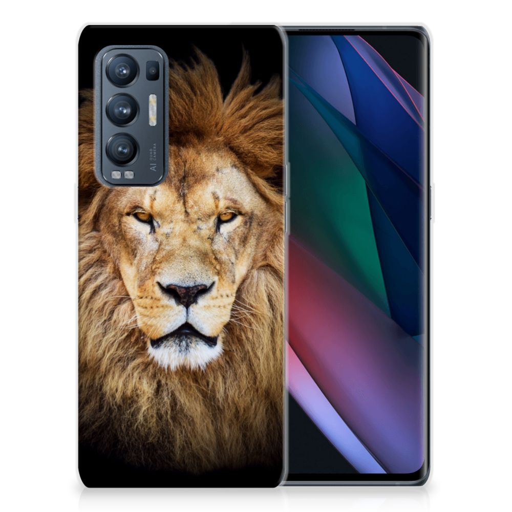 OPPO Find X3 Neo TPU Hoesje Leeuw