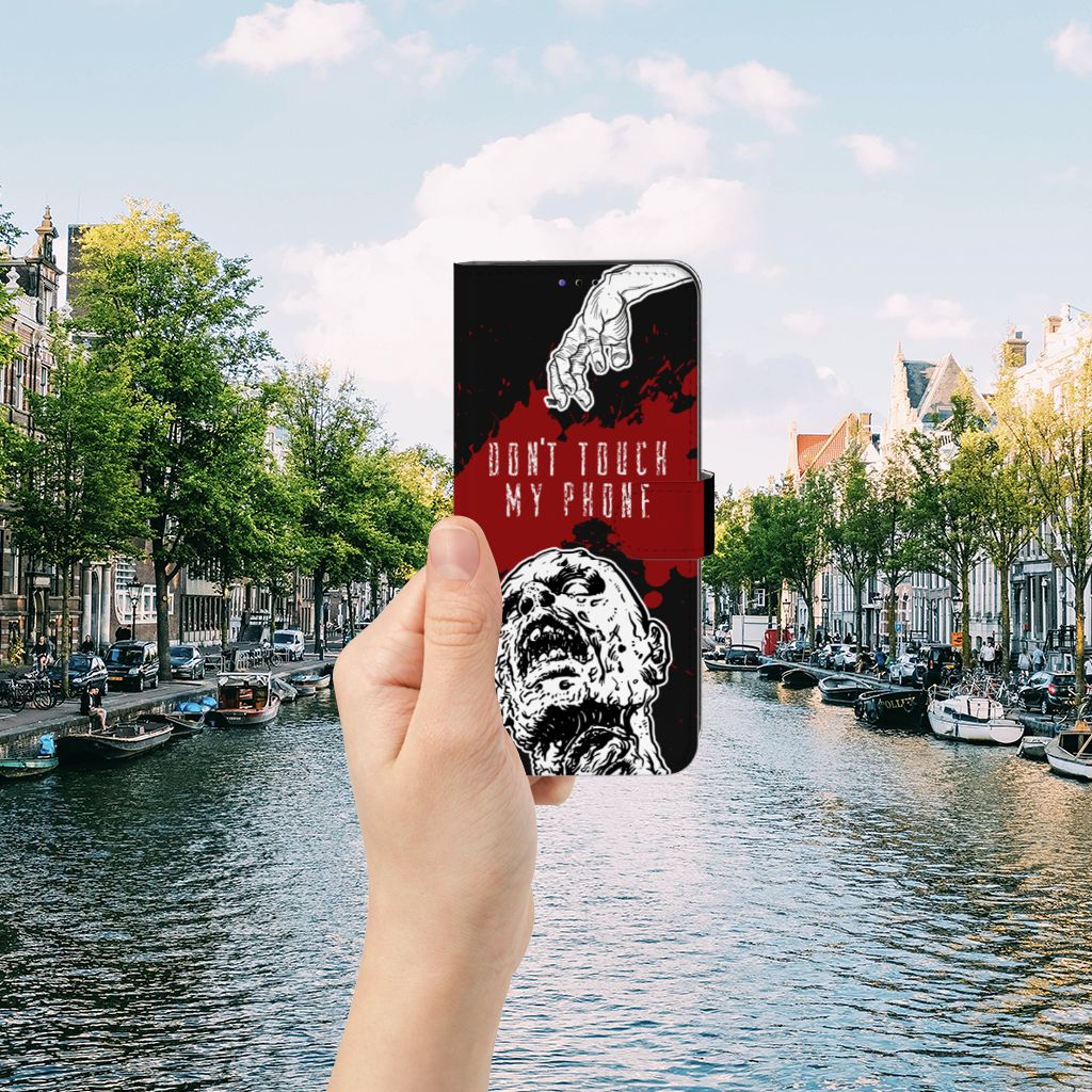 Samsung Galaxy A22 5G Portemonnee Hoesje Zombie Blood