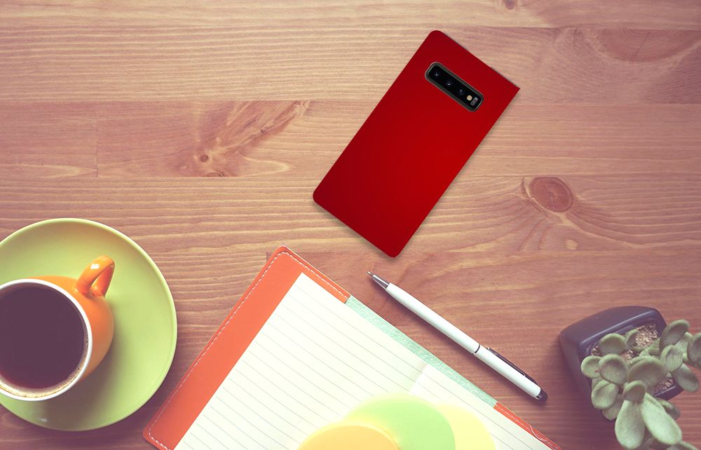 Samsung Galaxy S10 Plus Hippe Standcase Liefde - Origineel Romantisch Cadeau