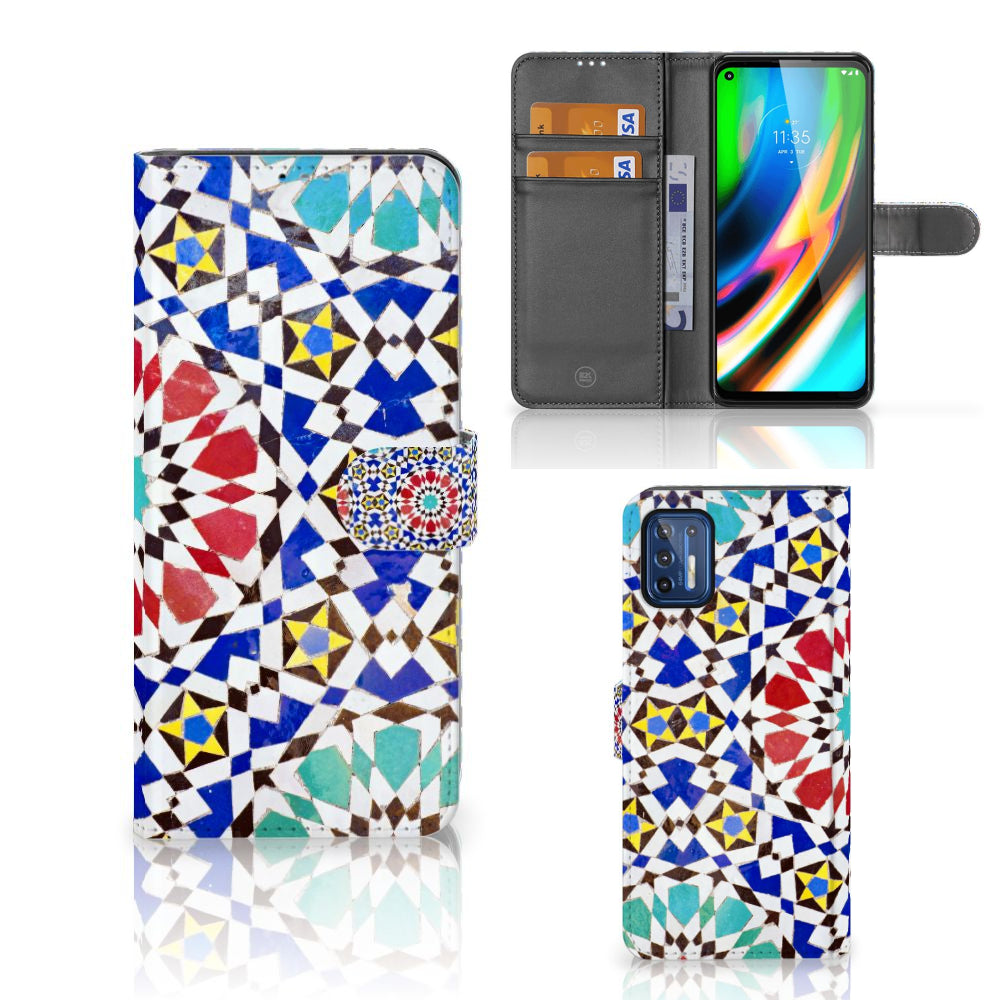 Motorola Moto G9 Plus Bookcase Mozaïek