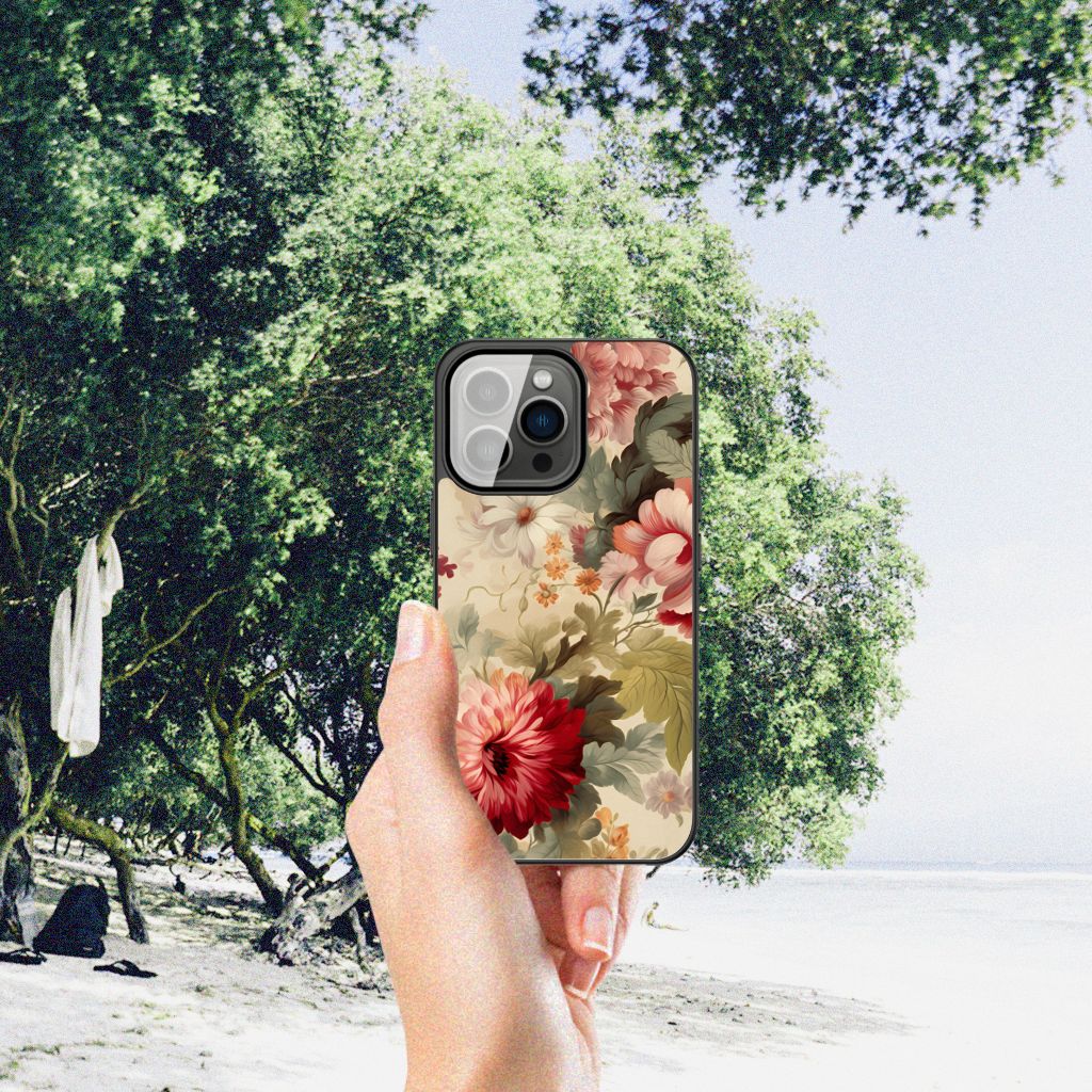 Bloemen Hoesje voor iPhone 13 Pro Bloemen B2C Telecom