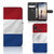Huawei P20 Lite Bookstyle Case Nederlandse Vlag met artistiek ontwerp van de Nederlandse vlag.