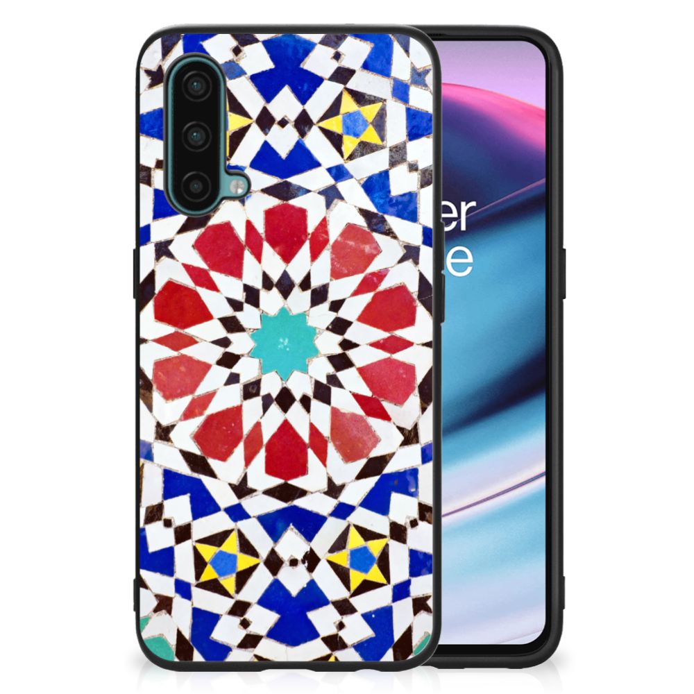 OnePlus Nord CE 5G Marmeren Print Telefoonhoesje Mozaïek