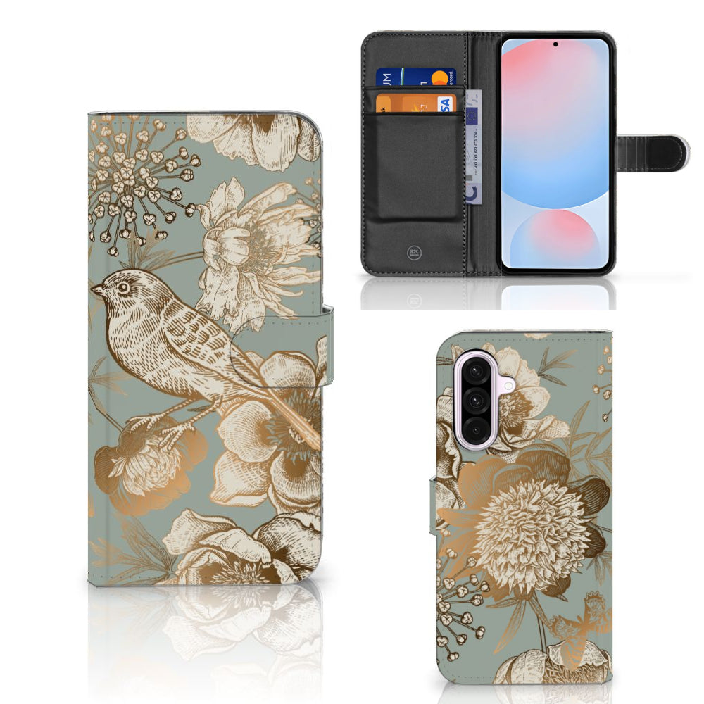 Hoesje voor Samsung Galaxy A56 Vintage Bird Flowers