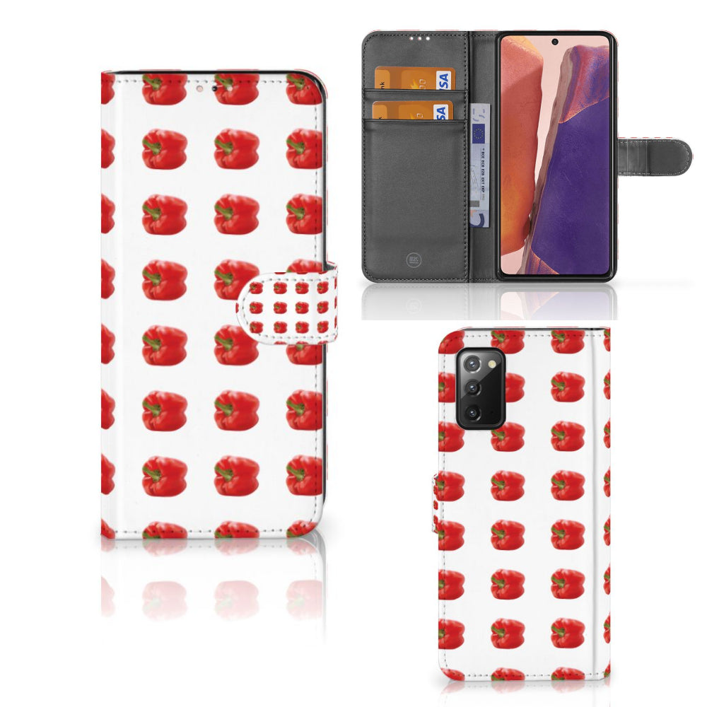 Samsung Galaxy Note 20 Book Cover Paprika Red