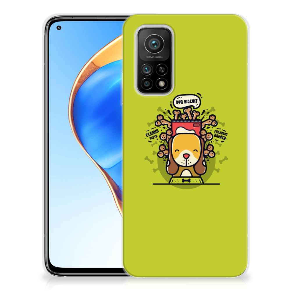 Xiaomi Mi 10T | 10T Pro Telefoonhoesje met Naam Doggy Biscuit B2C Telecom