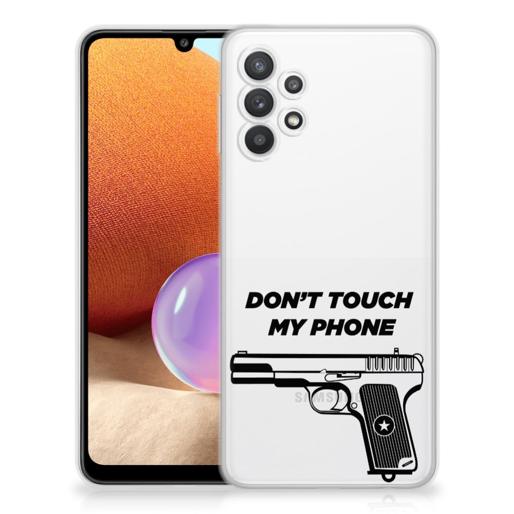 Samsung Galaxy A32 4G | A32 5G Enterprise Editie Silicone-hoesje Pistol DTMP B2C Telecom