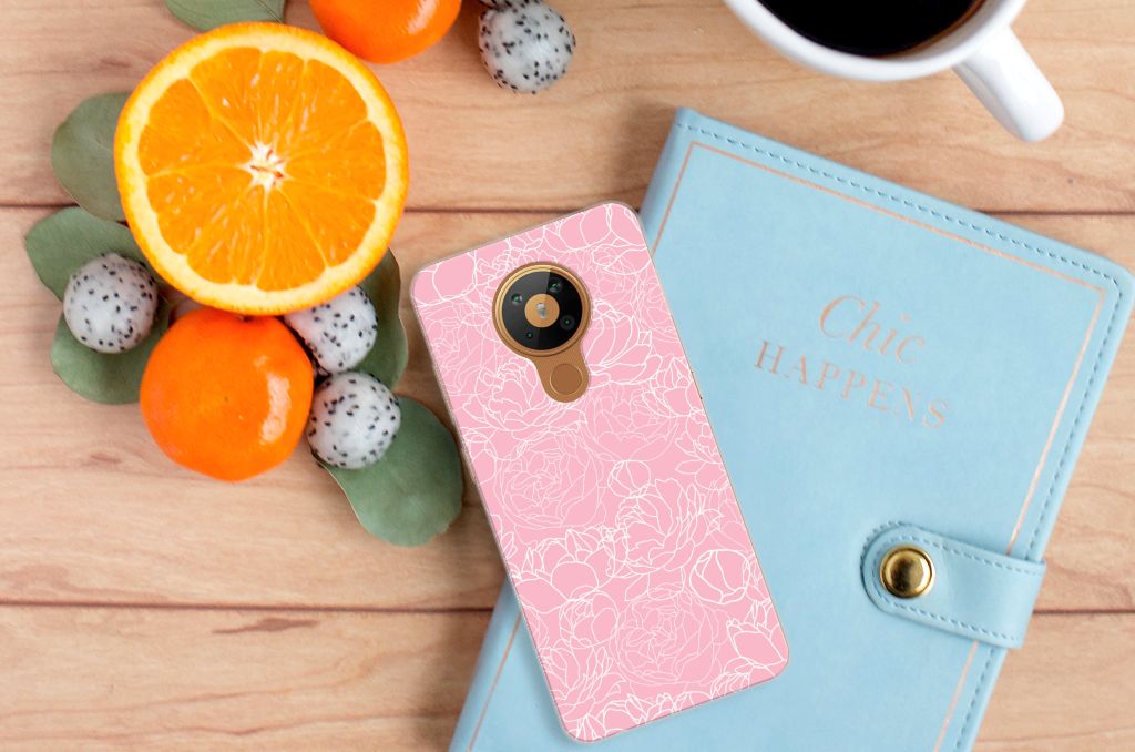 Nokia 5.3 TPU Case White Flowers B2C Telecom