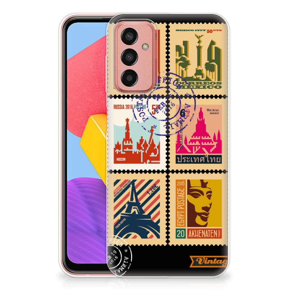 Samsung Galaxy M13 | M23 Siliconen Back Cover Postzegels