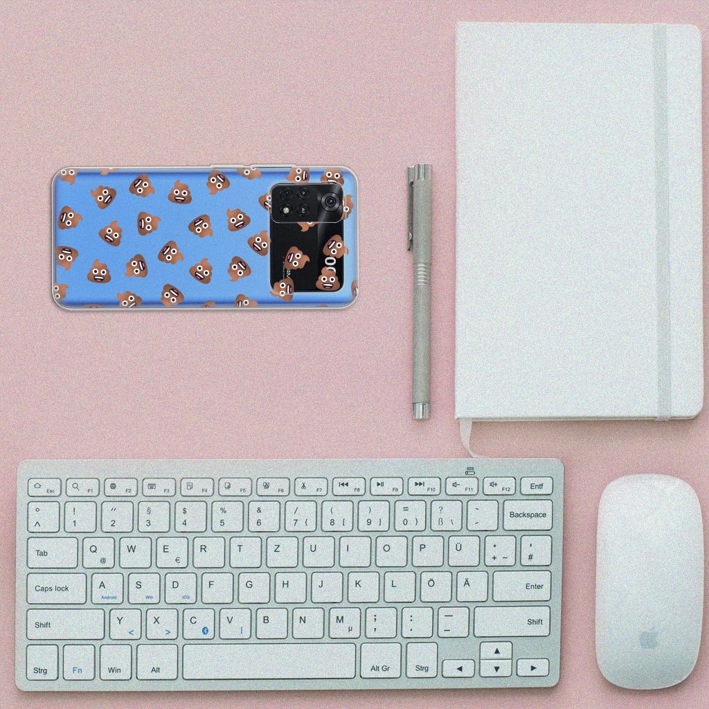 TPU bumper voor Xiaomi Poco M4 Pro 4G Poep Emojis B2C Telecom