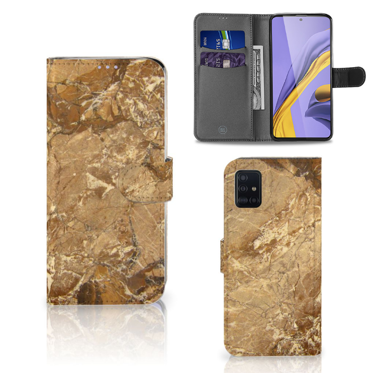 Samsung Galaxy A51 Bookcase Marmer Creme B2C Telecom – B2ctelecom