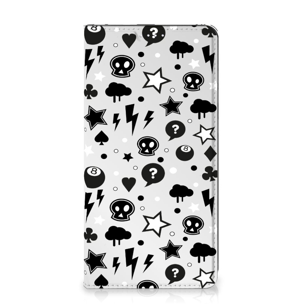 Mobiel BookCase Samsung Galaxy S20 FE Silver Punk - B2C Telecom
