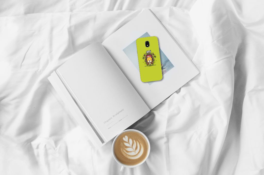 Samsung Galaxy J3 2017 Telefoonhoesje met Naam Doggy Biscuit