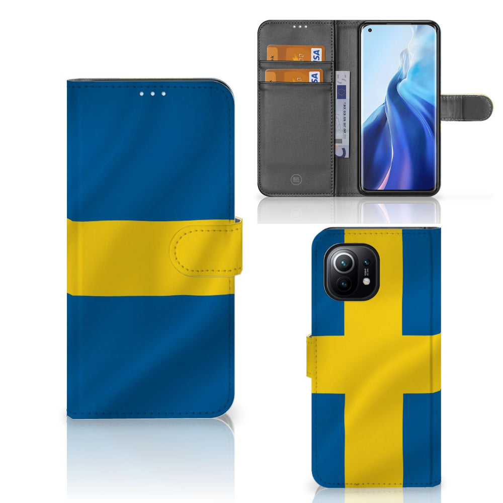 Xiaomi Mi 11 Bookstyle Case Zweden