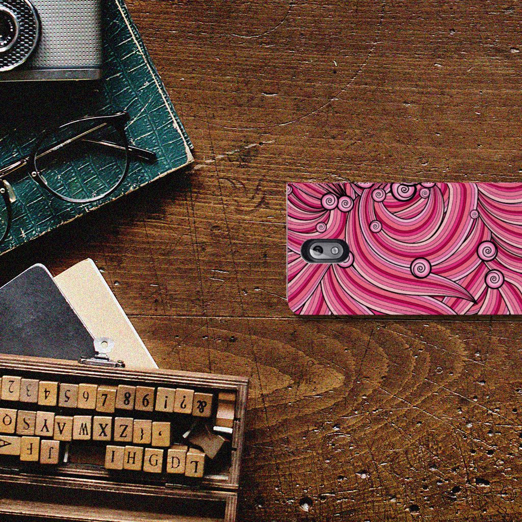Nokia 3.1 (2018) Bookcase Swirl Pink