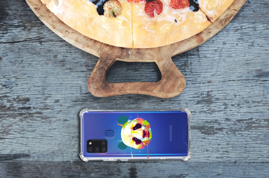 Samsung Galaxy A21s Stevig Bumper Hoesje Panda Color B2C Telecom