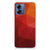 Shockproof Case voor Motorola Moto G14 Polygon Red