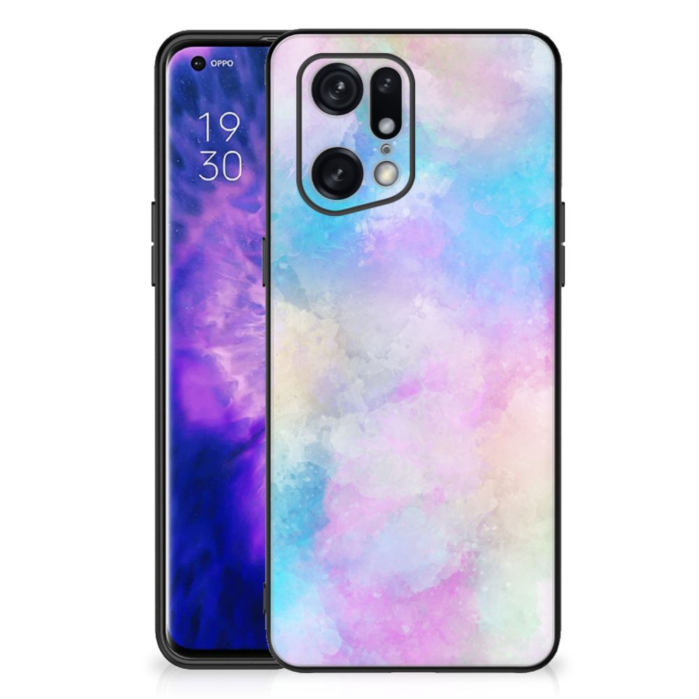 Kleurrijke Telefoonhoesje OPPO Find X5 Pro Watercolor Light