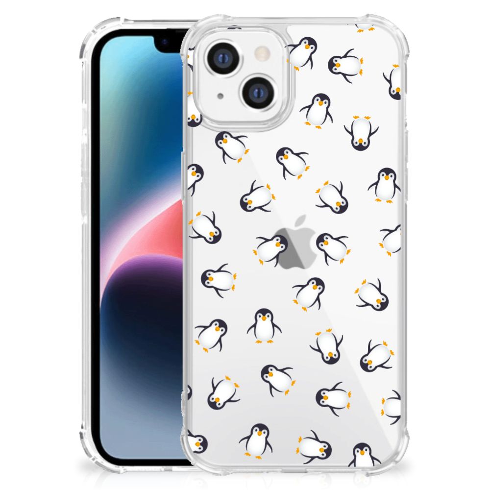 Doorzichtige Silicone Hoesje voor Apple iPhone 14 Plus Pinguïn B2C Telecom