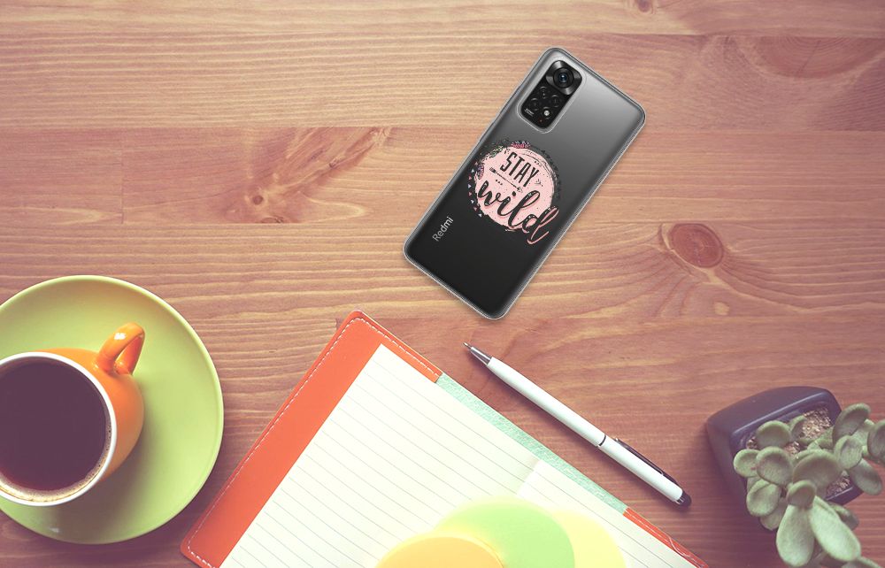 Xiaomi Redmi 10 | Redmi Note 11 4G Telefoonhoesje met Naam Boho Stay Wild B2C Telecom