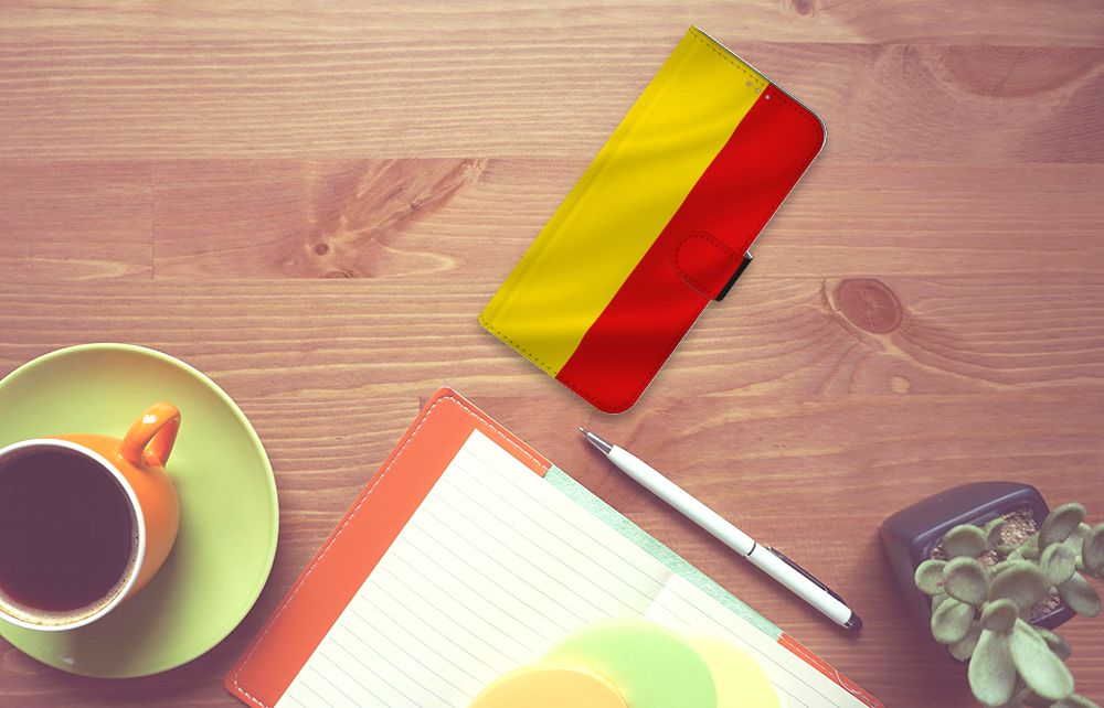 Motorola Moto G60s Bookstyle Case Belgische Vlag