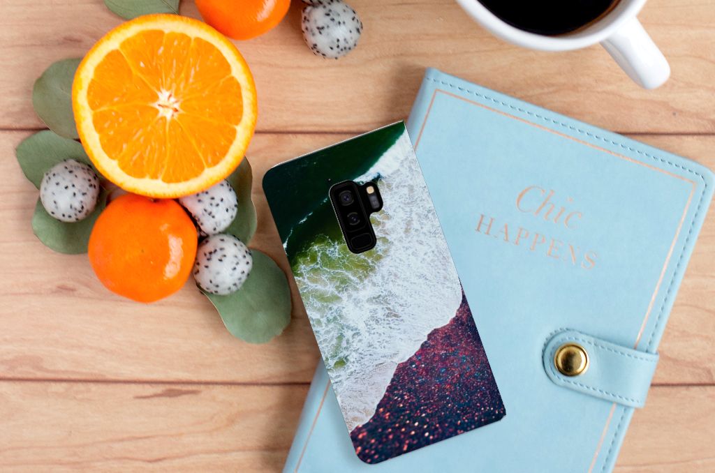 Samsung Galaxy S9 Plus Stand Case Sea in Space
