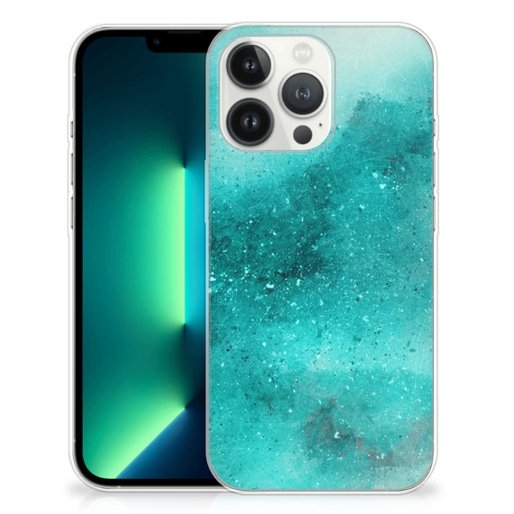 Hoesje maken iPhone 13 Pro Max Painting Blue B2C Telecom