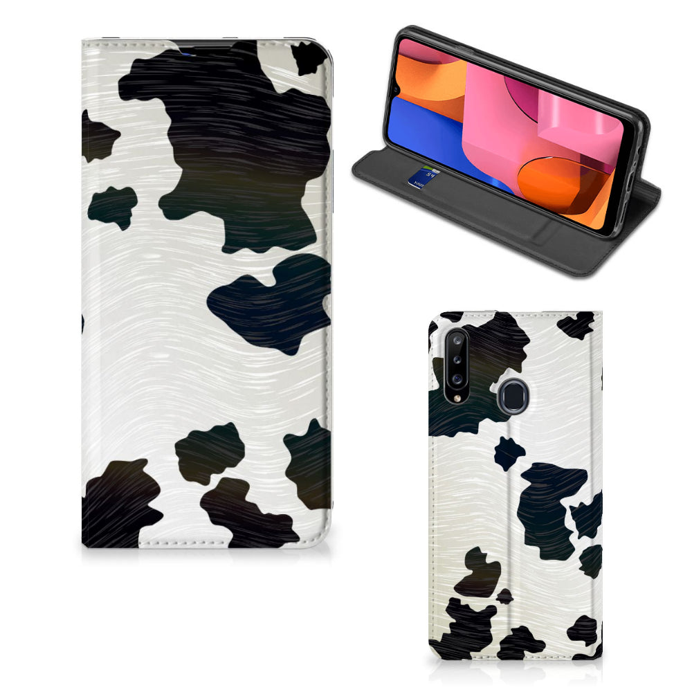 Samsung Galaxy A20s Hoesje maken Koeienvlekken
