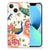 Case Anti-shock voor iPhone 13 Pink Peacock