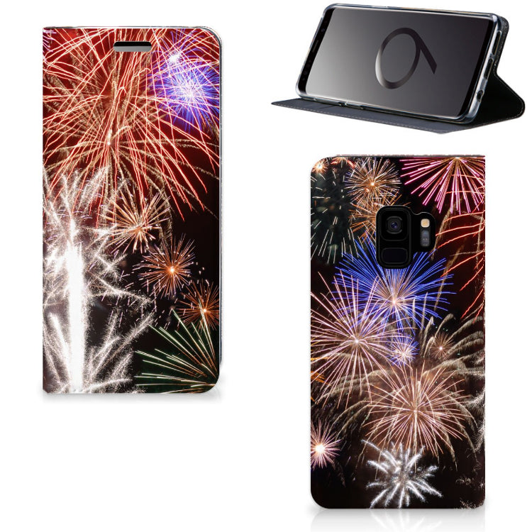 Samsung Galaxy S9 Hippe Standcase Vuurwerk
