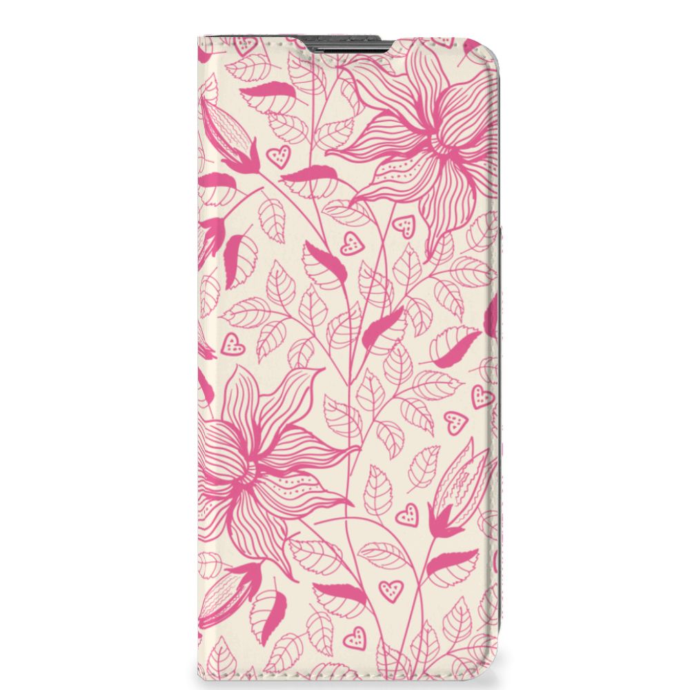 OnePlus Nord CE 2 5G Smart Cover Pink Flowers