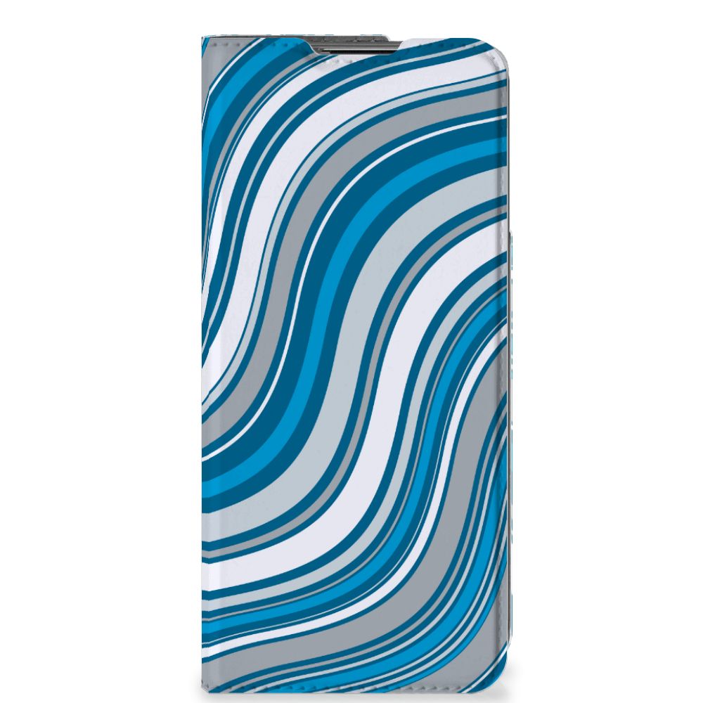 OnePlus Nord CE 2 5G Hoesje met Magneet Waves Blue - B2C Telecom