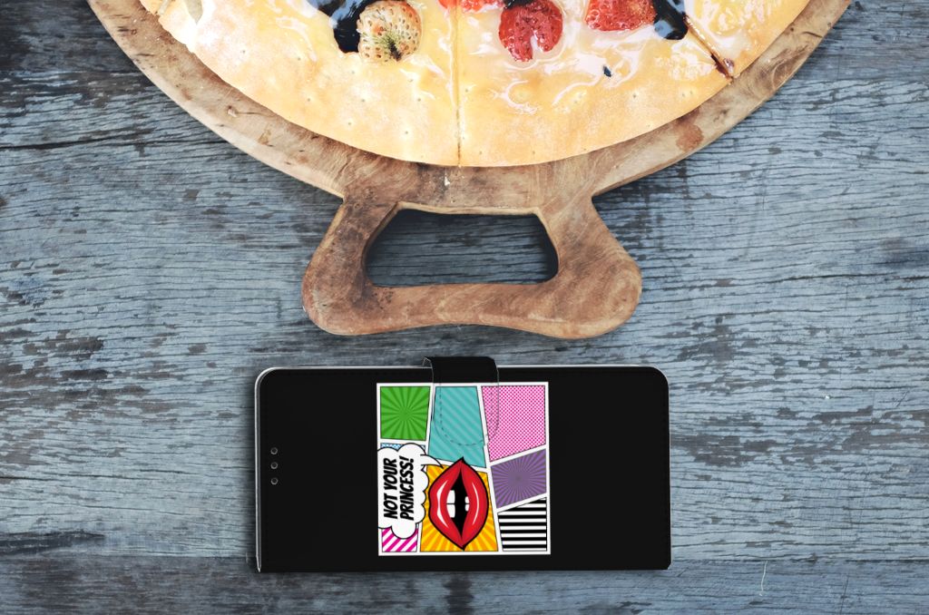 OnePlus 9 Pro Wallet Case met Pasjes Popart Princess