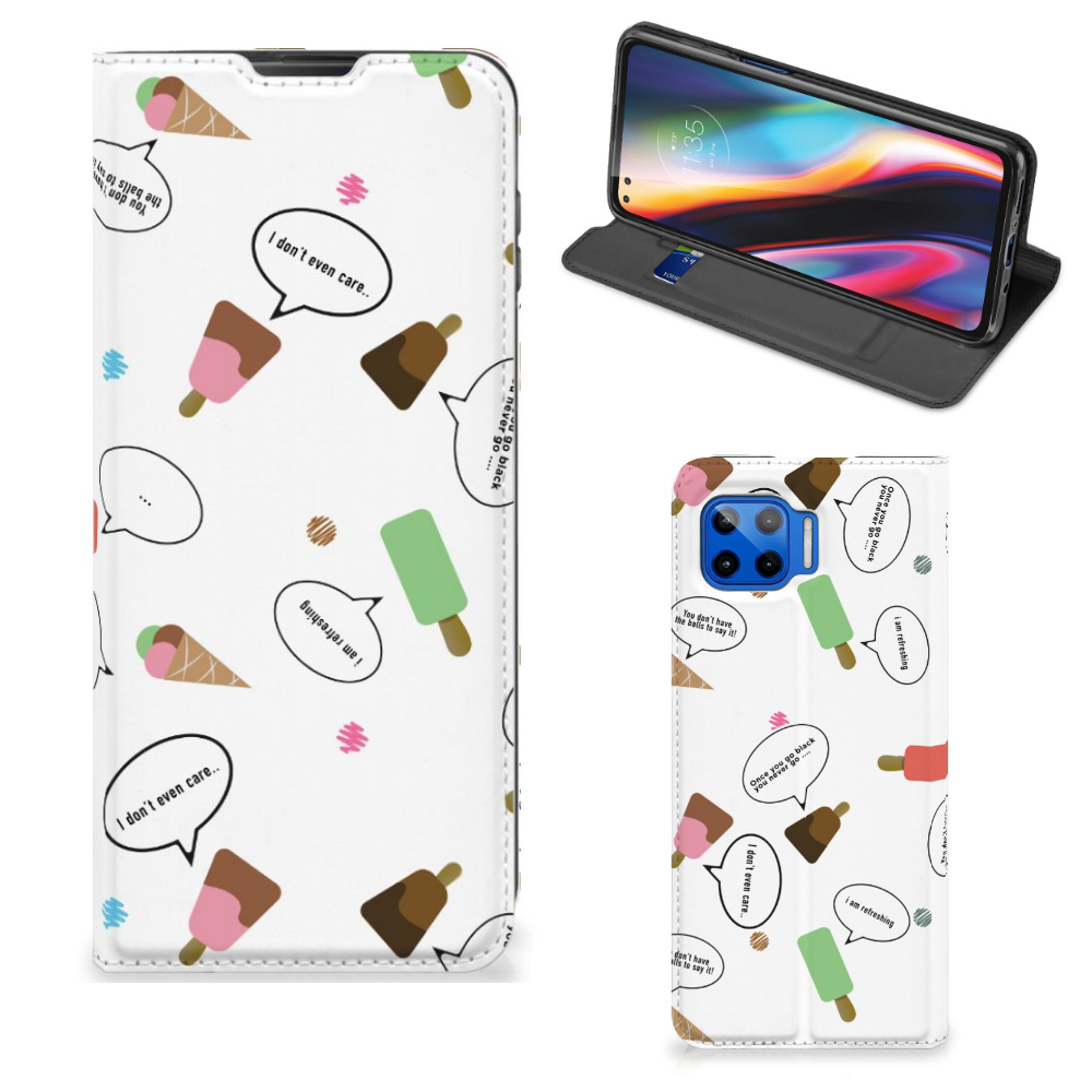 Motorola Moto G 5G Plus Flip Style Cover IJsjes - B2C Telecom