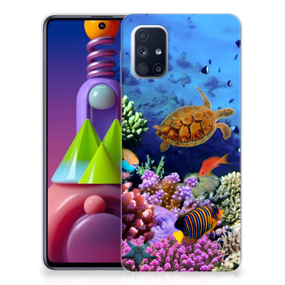 Samsung Galaxy M51 TPU Hoesje Vissen