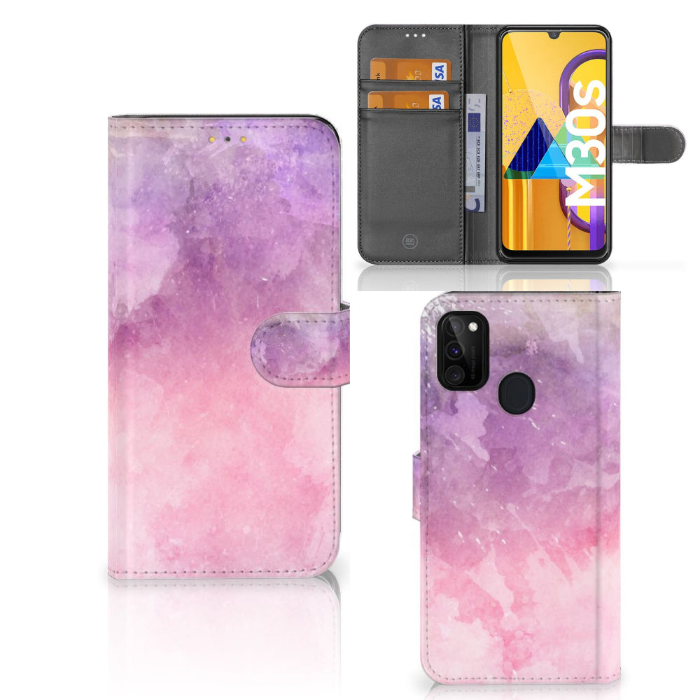 Hoesje Samsung Galaxy M21 | M30s Pink Purple Paint