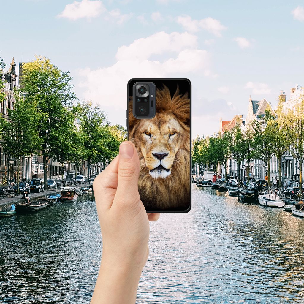 Xiaomi Redmi Note 10 Pro Dierenprint Telefoonhoesje Leeuw B2C Telecom