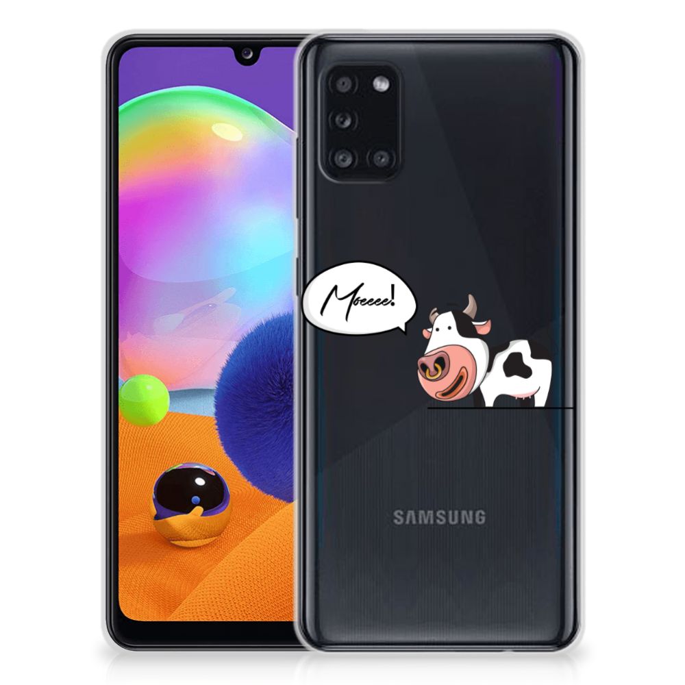 Samsung Galaxy A31 Telefoonhoesje met Naam Cow B2C Telecom