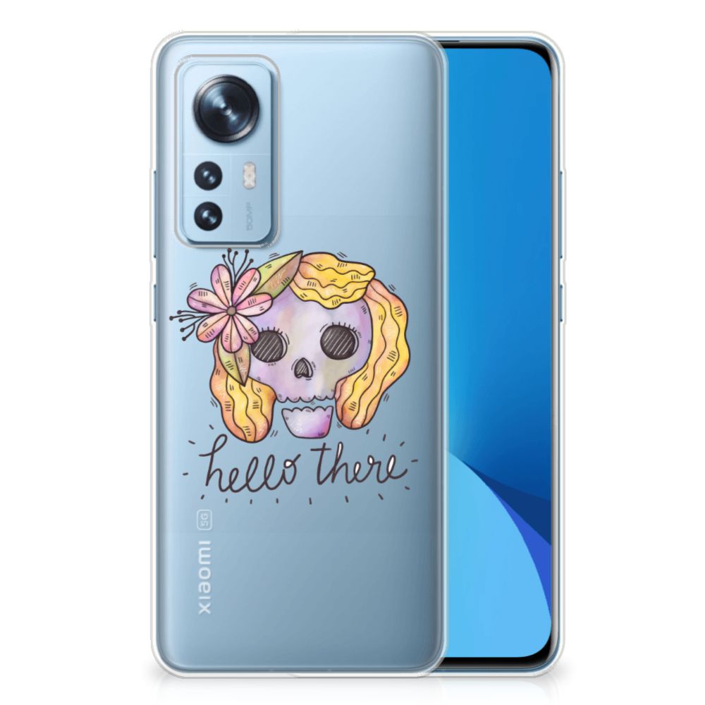 Silicone Back Case Xiaomi 12 | 12X Boho Skull B2C Telecom