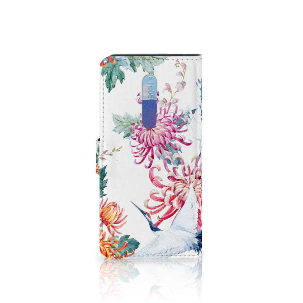 Xiaomi Redmi K20 Pro Telefoonhoesje met Pasjes Bird Flowers